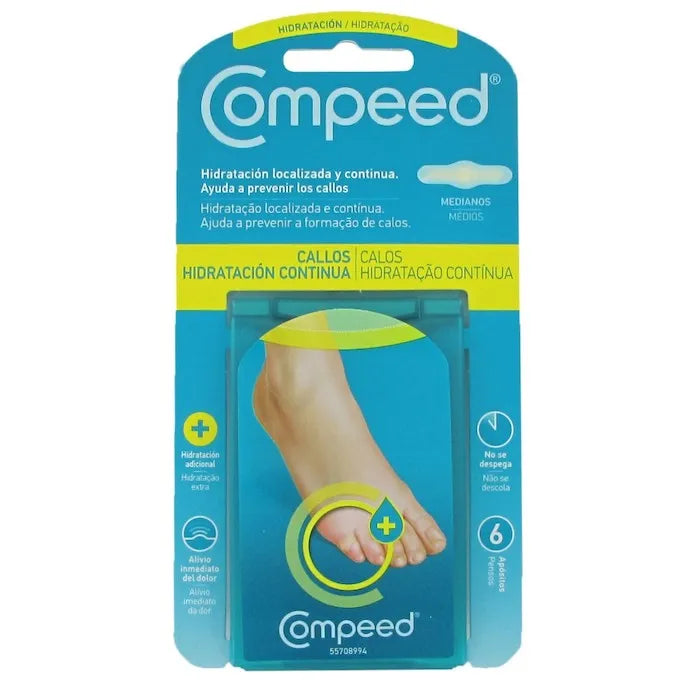 Compeed Schwielen Kontinuierliche Hydratation 6 Einheiten