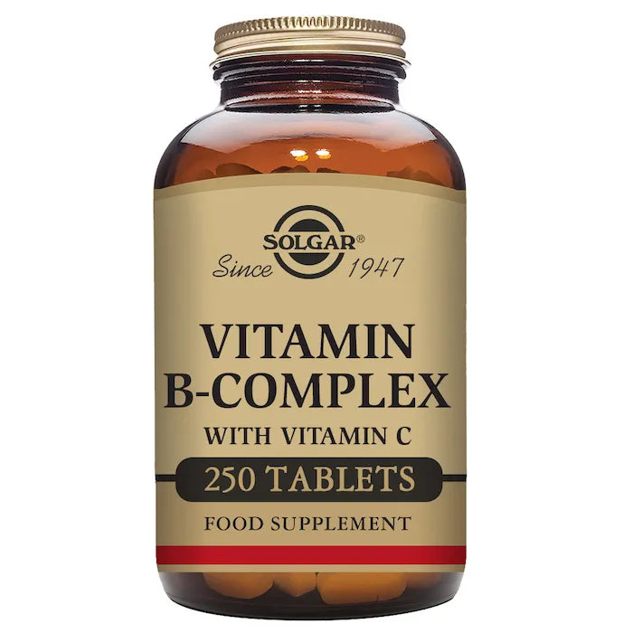 Solgar B-Komplex med C-vitamin 250 tabletter