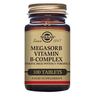 Solgar Megasorb B-Complex 50 100 Tablets