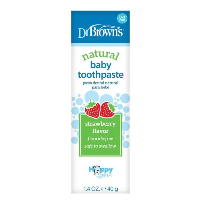 Dentifrice Dr. Brown's goût fraise 40g