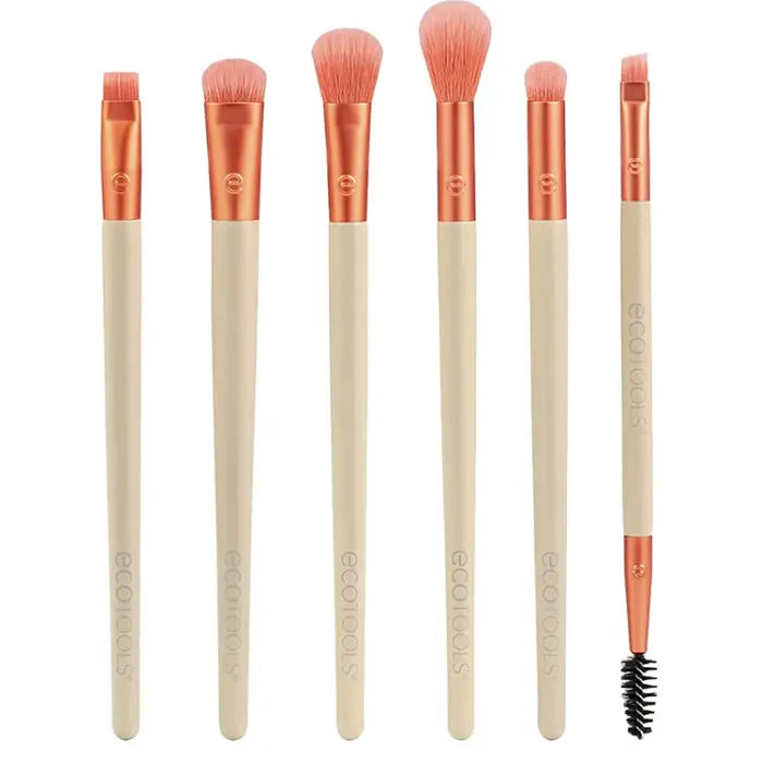 Kit de 6 pinceaux pour les yeux Ecotools Elements Fire Fiery