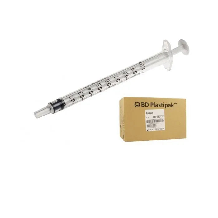 BD Plastipak sprøjte 3-delt u/nål 1 ml