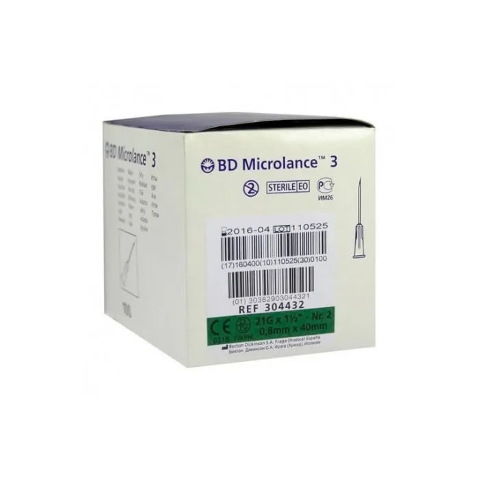 BD Microlance kanyle 0,8 mm x 40 mm 100 stk