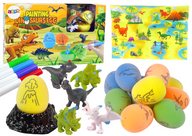 DIY-eierschilderset met dinosaurussen
