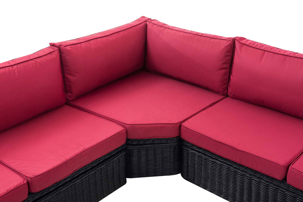 CLP Ecksofa Tibera 5mm rubinrot – Produktabbildung 2