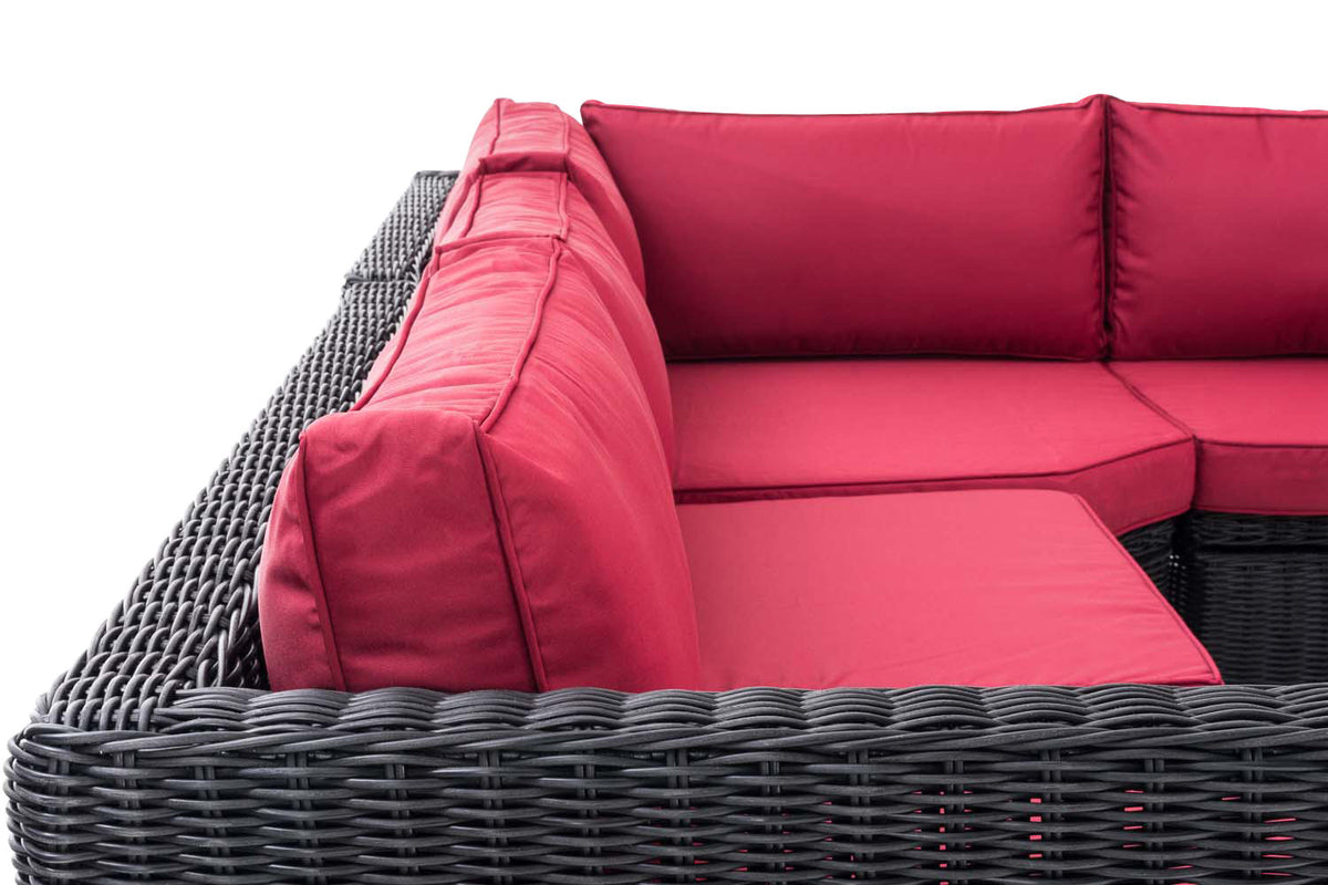 CLP Ecksofa Tibera 5mm rubinrot – Produktabbildung 3