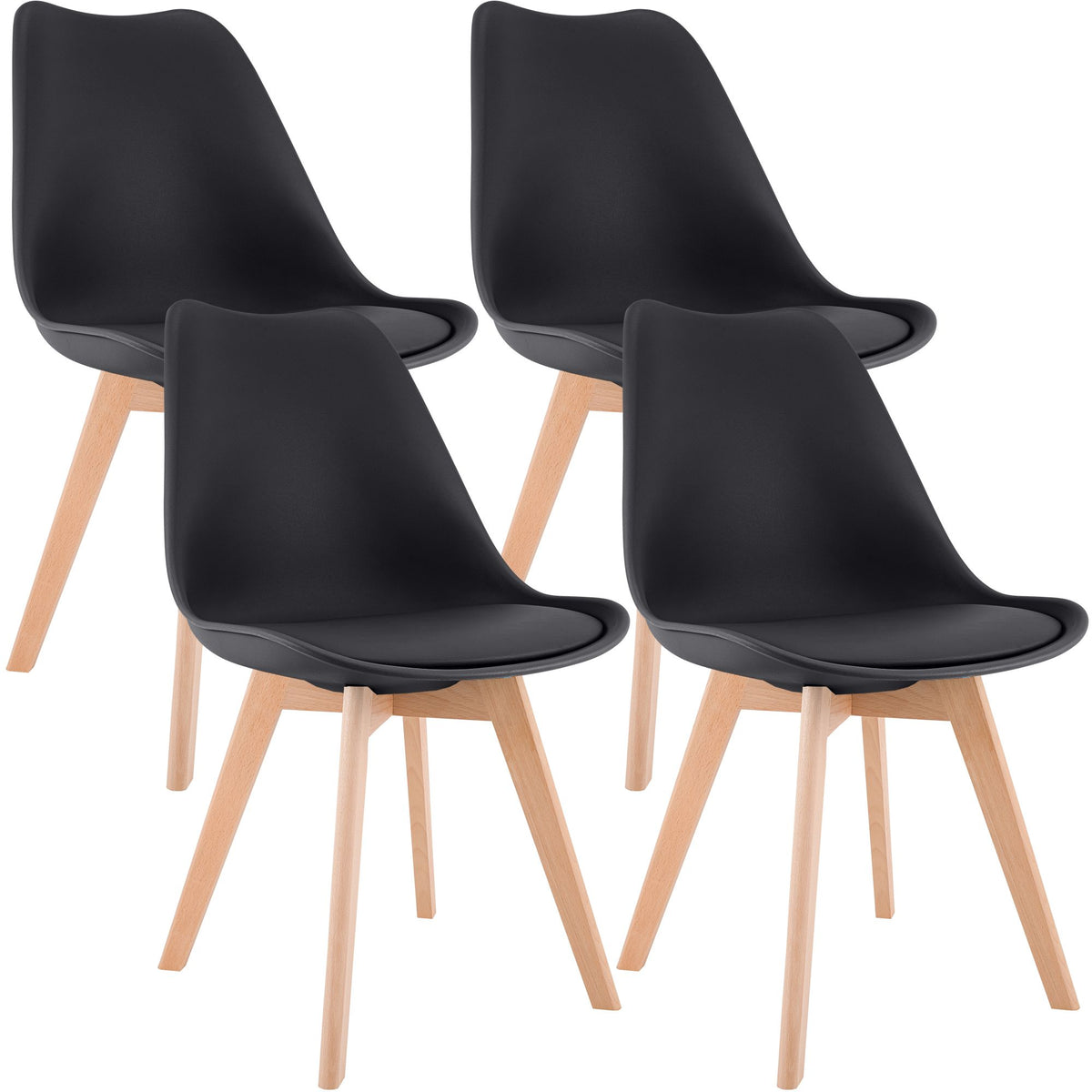 CLP 4er Set Esszimmerstühle Linares – Produktabbildung 8