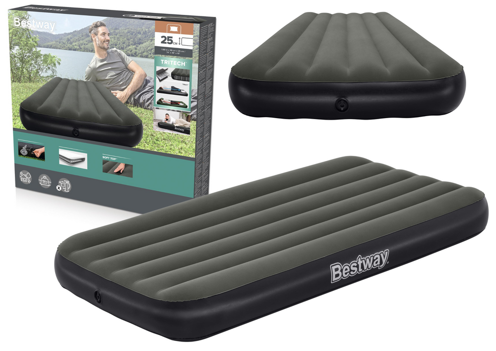 Single Airbed 188x99x25 cm Bestway 6713L