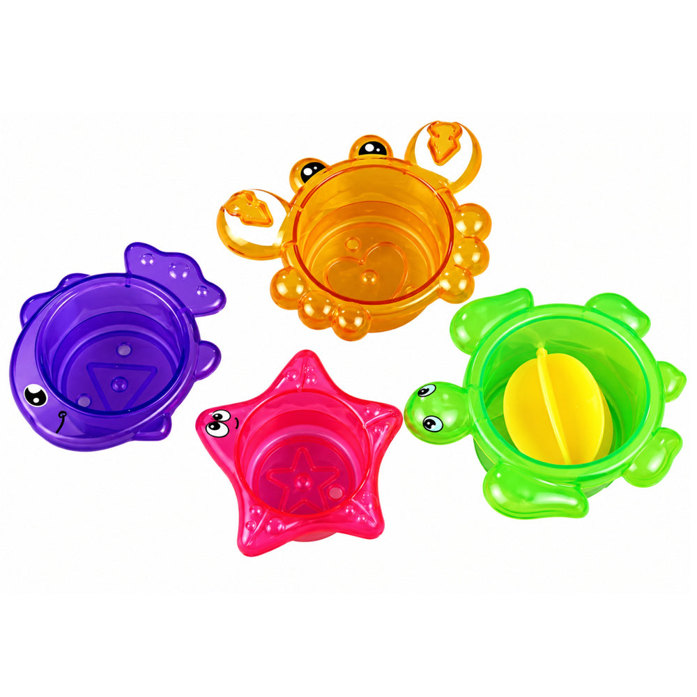 Bath toy pelican fish starfish turtle crab water game toys (3)