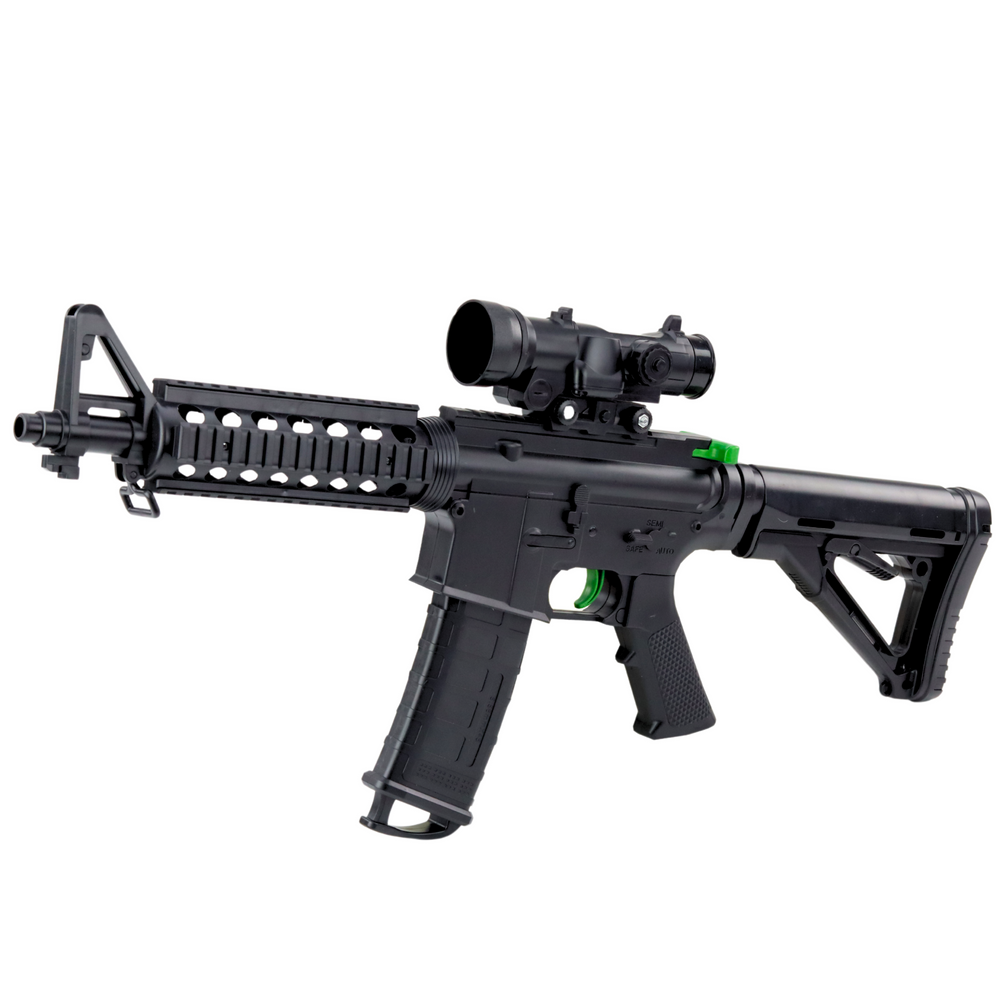 Fusil d'assaut pour billes d'eau hydrogel avec lunettes de protection, noir, 86 cm (2)