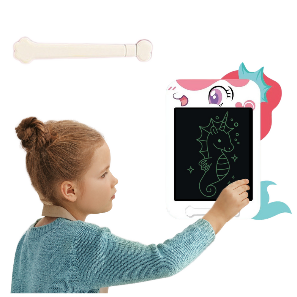 Marker drawing board writing LCD stylus unicorn white (2)