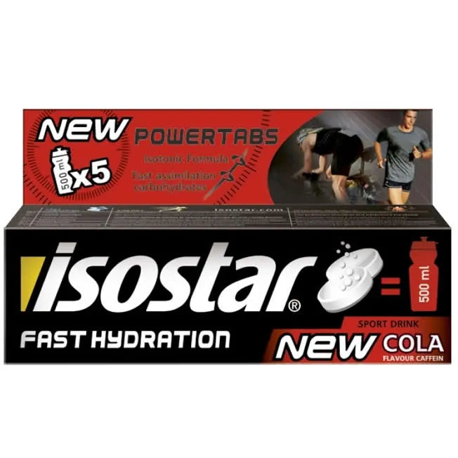 Isostar Powertabs Fast Hydration Cola-drik 10 tabletter x 12g