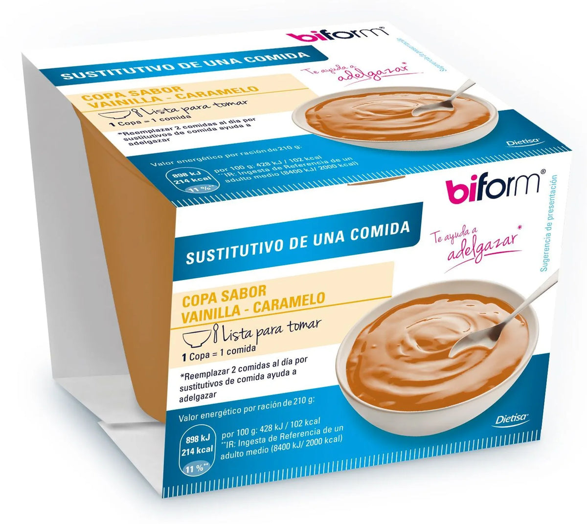 Biform Vanilla-Caramel Cup 210g