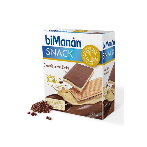 Bimanán Meal Replacement Chocolate with Vanilla Filling Snack 120g