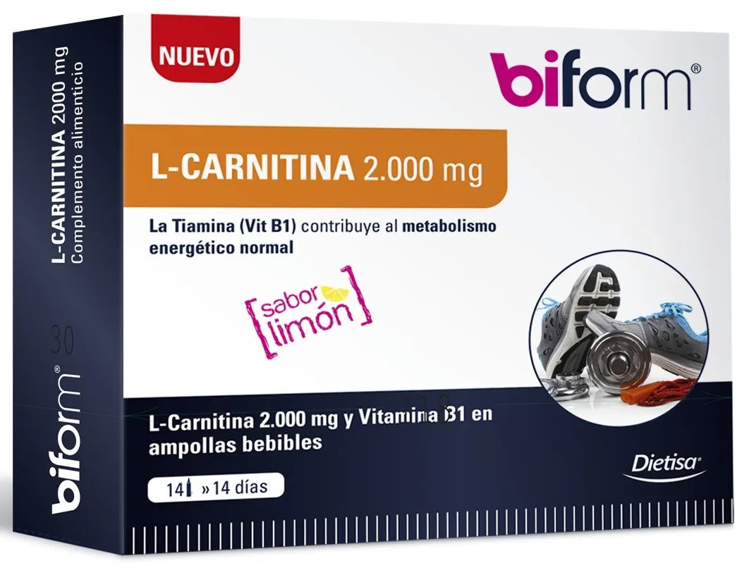 Biform L-Carnitine 2000 mg 14 Vials x 10 ml