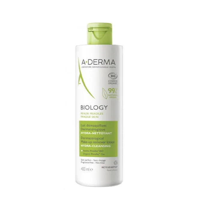 Lait démaquillant A-Derma Biology 400 ml