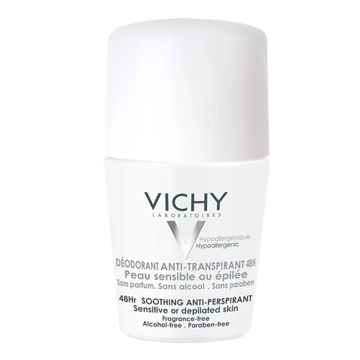 Vichy Anti-Perspirant Deodorant Roll-On til følsom hud 50 ml