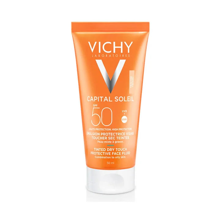 Vichy Capital Soleil hudperfekterende solcreme til ansigtet SPF50 50ml