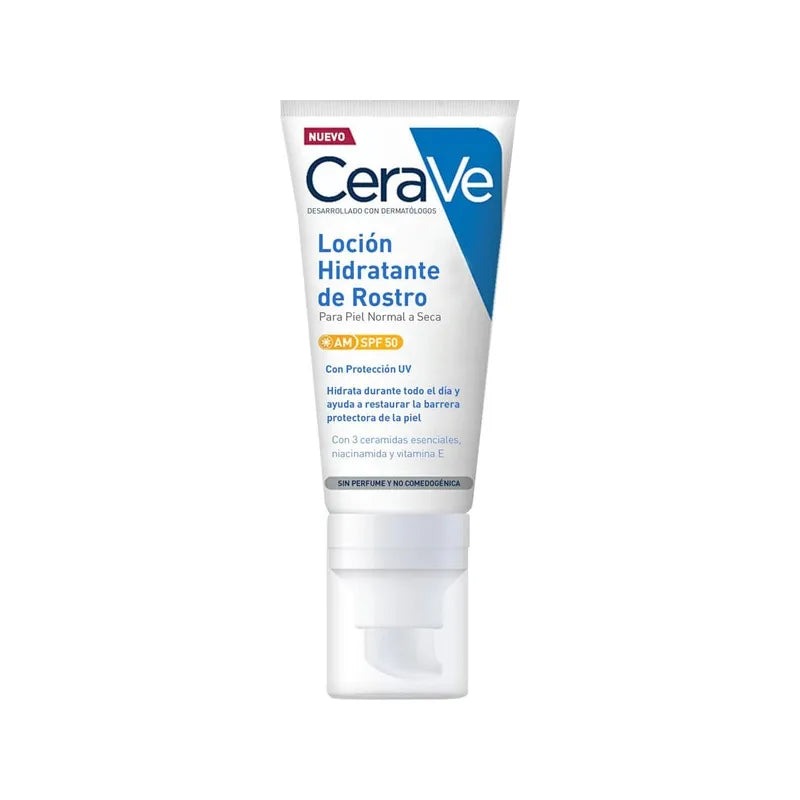 Lotion hydratante visage Cerave FPS 50 52 ml