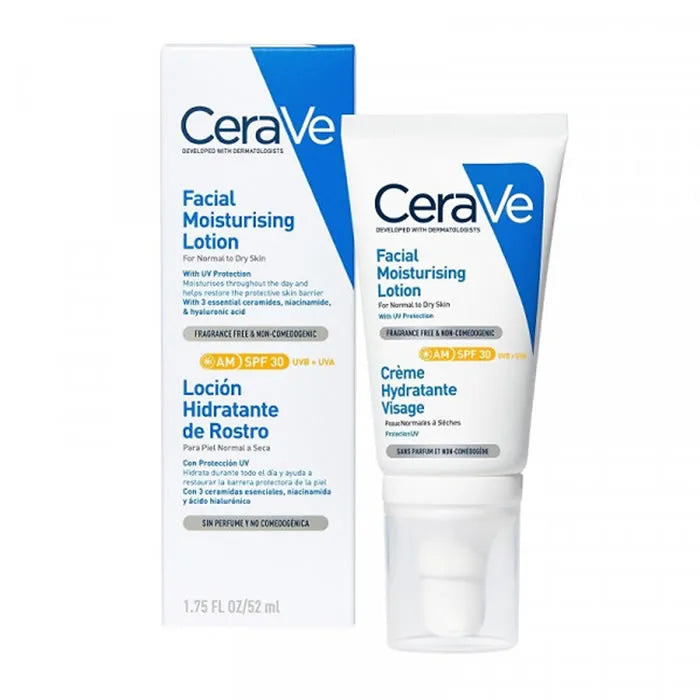Lotion hydratante visage CeraVe SPF25 52 ml