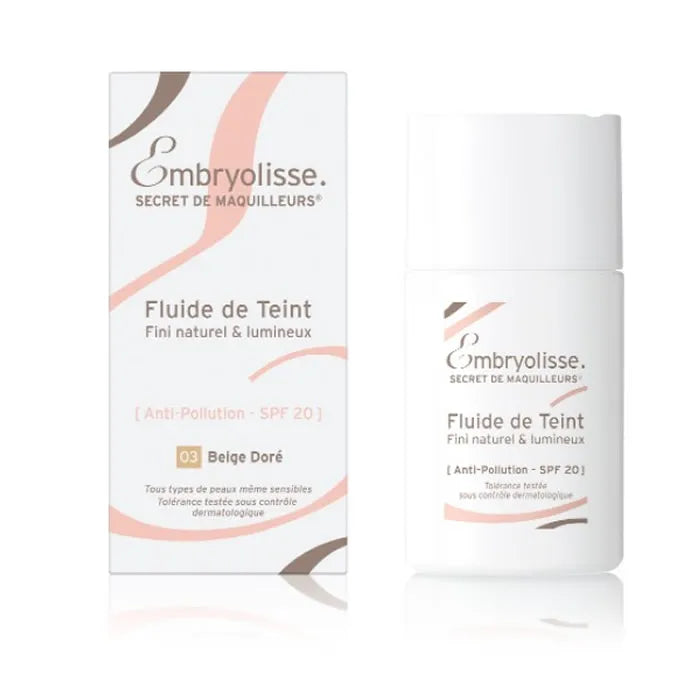 Embryolisse Radiant Complexion Fluid SPF20 03 Golden Beige