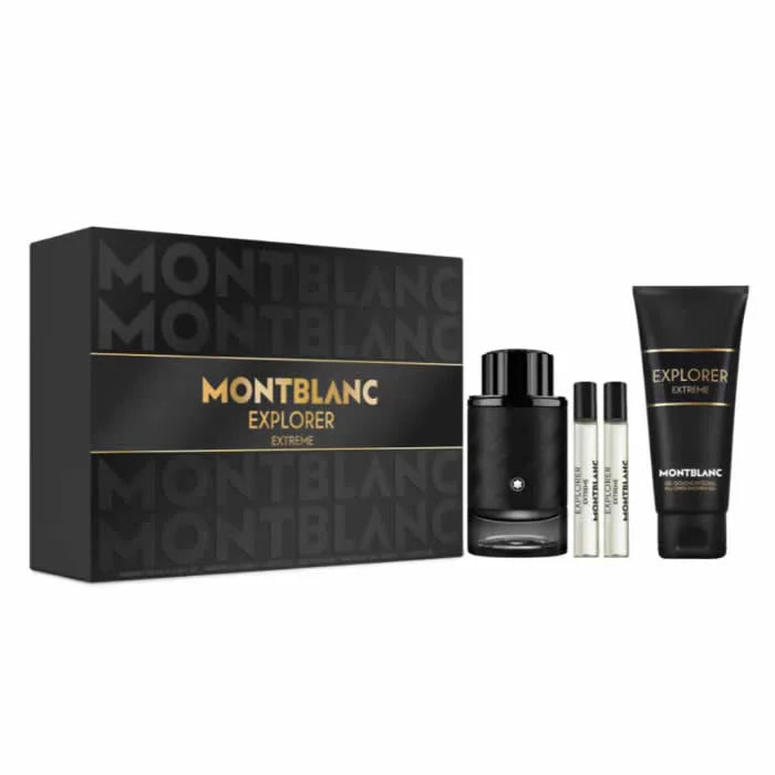Montblanc Explorer Extreme Eau De Parfum Spray 100ml Sæt 4 dele