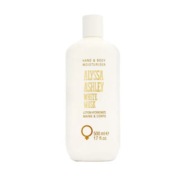 Crème hydratante mains et corps Alyssa Ashley White Musk 500 ml