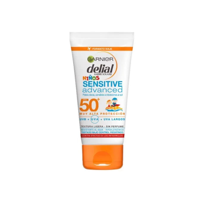 Crema solare Delial Sensitive Advanced per bambini SPF 50 50ml