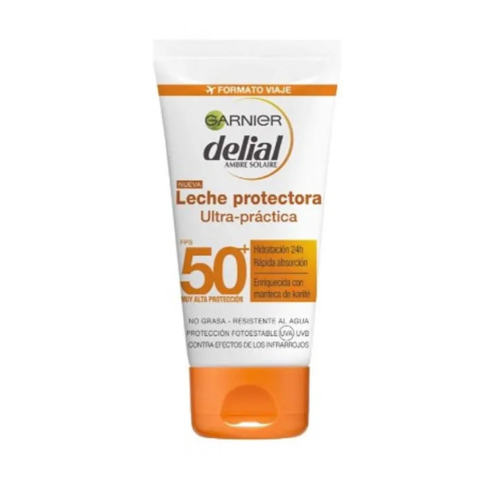 Delial Ultra-Practical Beskyttende Mælk Spf50 50ml