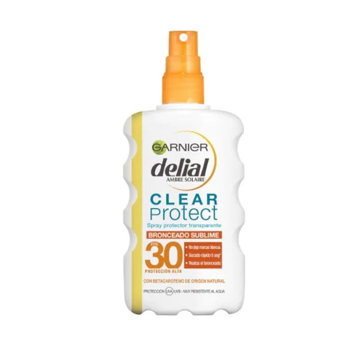 Delial Clear Protect Transparent Beskyttelsesspray SPF30 200ml