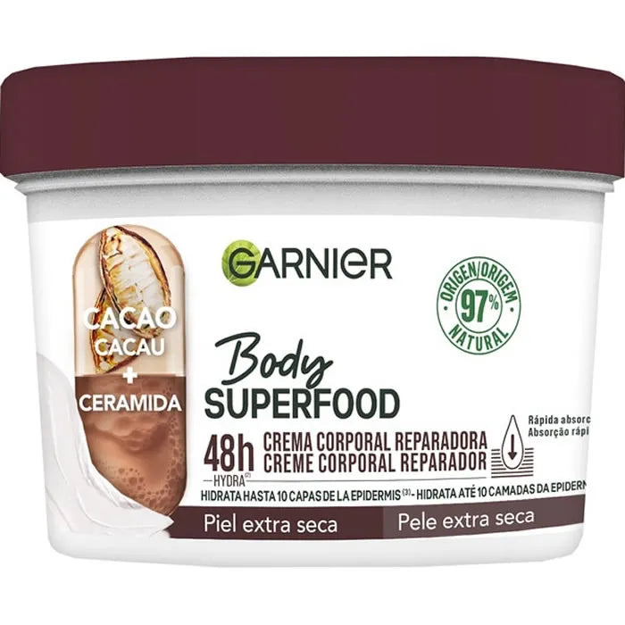 Crème corps Garnier Body Superfood Cocoa Repair 380ml