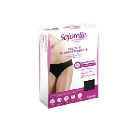 Culotte ultra-absorbante Saforelle noir taille XL
