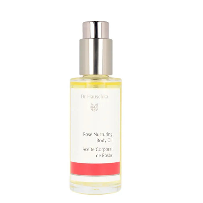 Huile corporelle nourrissante à la rose Dr. Hauschka 75 ml