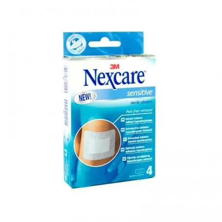Pansements Nexcare Sensitive 3M stérilisés 4 unités 7,6 x 10,1 cm
