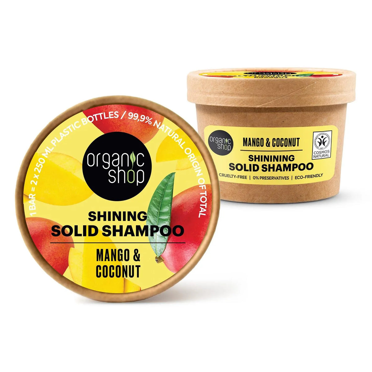 Organic Shop Mango Solid Shampoo Shining 60g