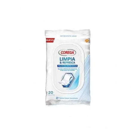 GSK Corega Cleansing Wipes 20 pcs