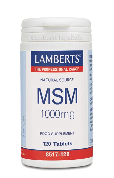 Lamberts MSM 1000 mg 120 Tabs