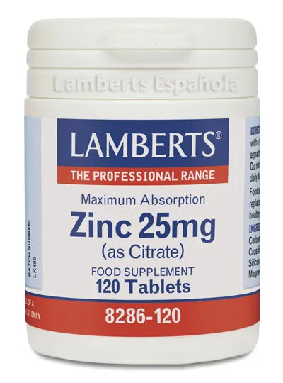 Lambert's Zinc Citrate 25 mg 120 Capsules