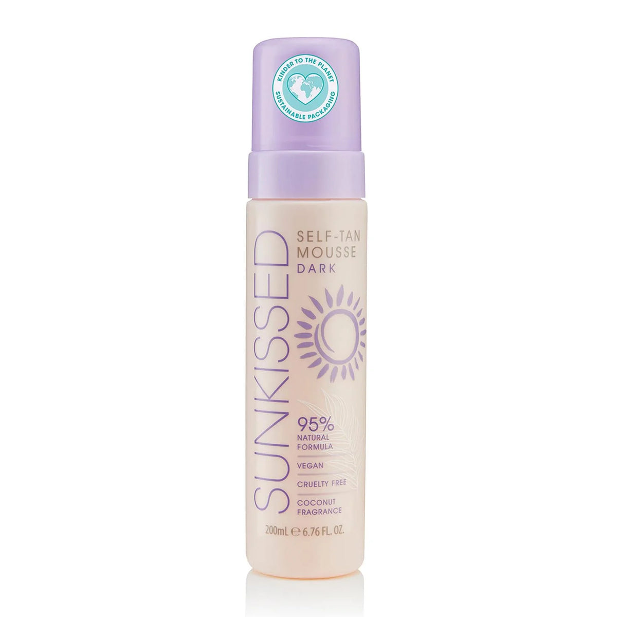 Sunkissed Self-Tan Mousse Dark Kokosduft 200ml