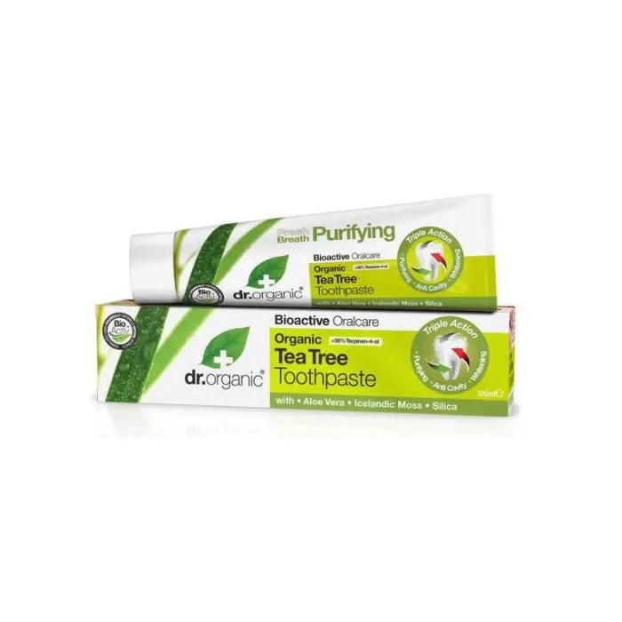 Dentifrice à l'arbre à thé Dr Organic 100 ml