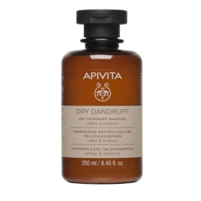 Apivita Anti-Dandruff Shampoo for Dry Scalp with White Willow & Propolis 250ml