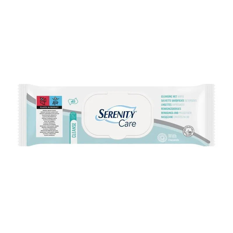 Serenity Care Adult Wipes 63 Units