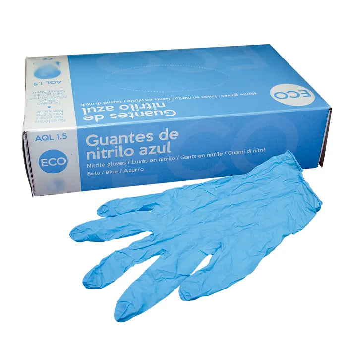 Abena Nitrile Protective Gloves Blue M 150pcs