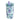 Quokka Mist - stainless steel thermal mug with straw, 720 ml (purple flowers)