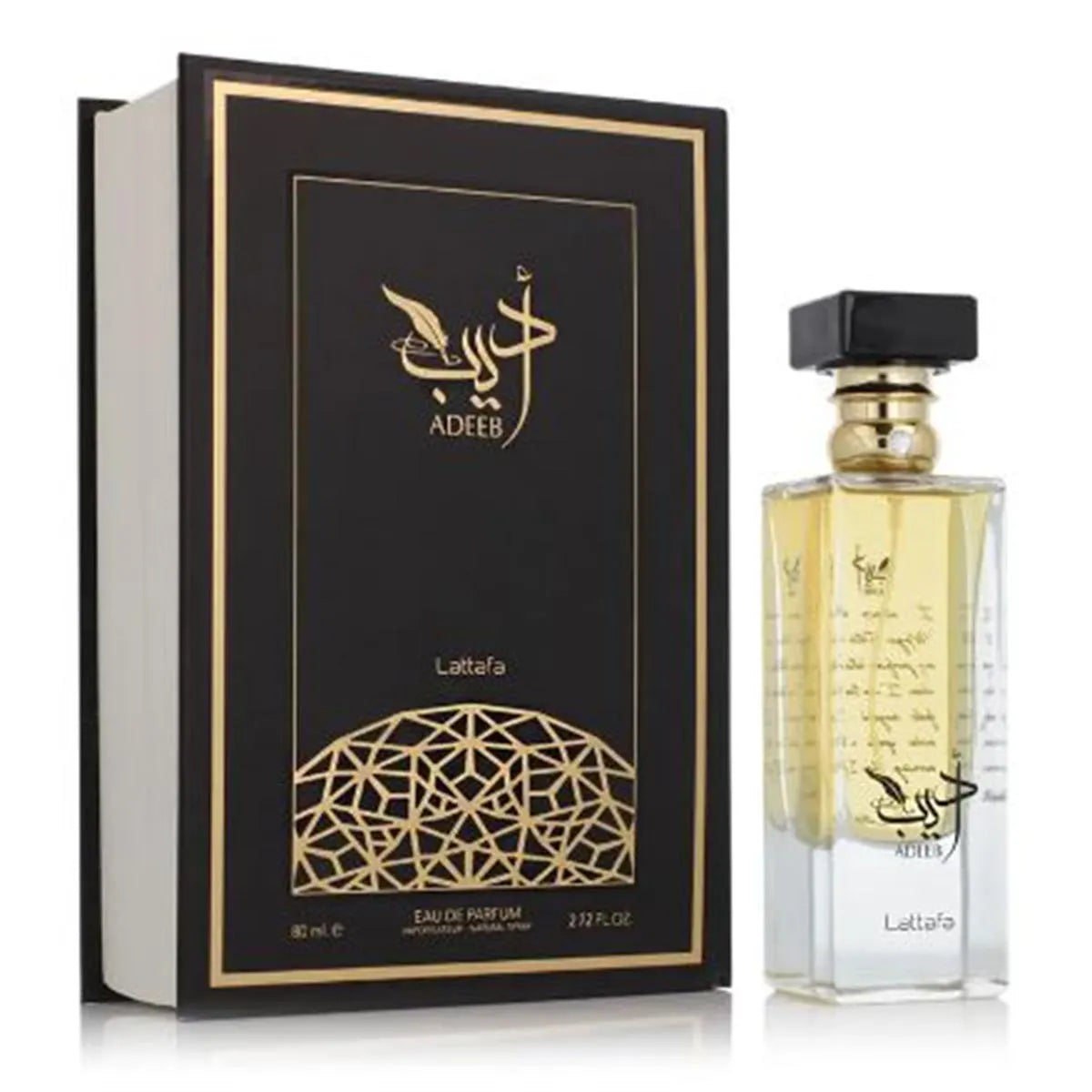 Lattafa Adeeb Eau de Parfum vaporisateur 80 ml