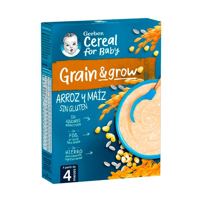 Gerber Céréales Riz et Maïs sans gluten 250g