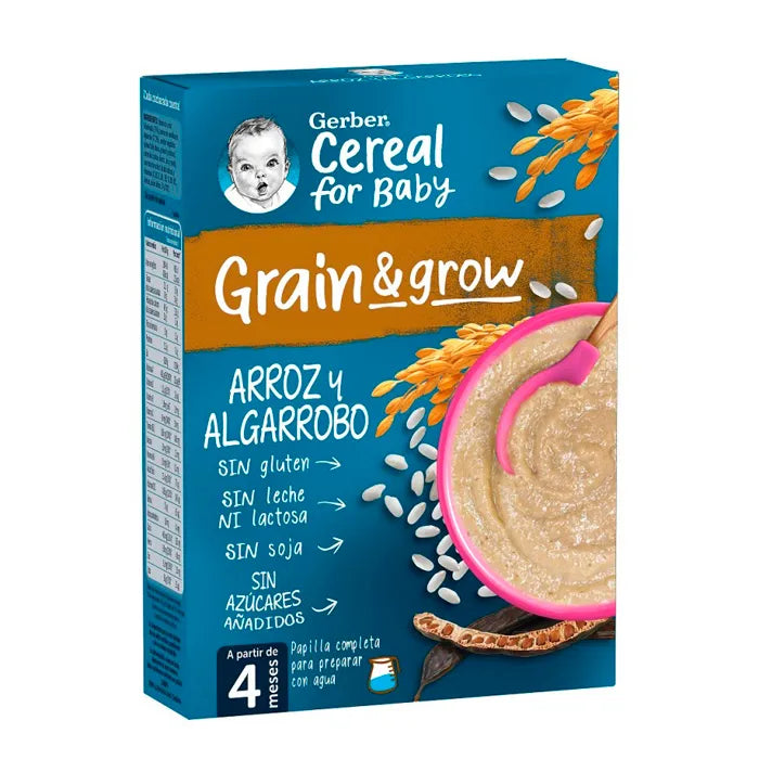 Bouillie de riz et caroube Gerber 250g