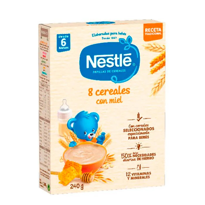 Nestlé Porridge 8 Céréales au miel 240g