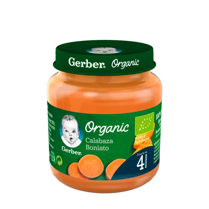 Gerber Biologico Zucca e Patata Dolce 125g