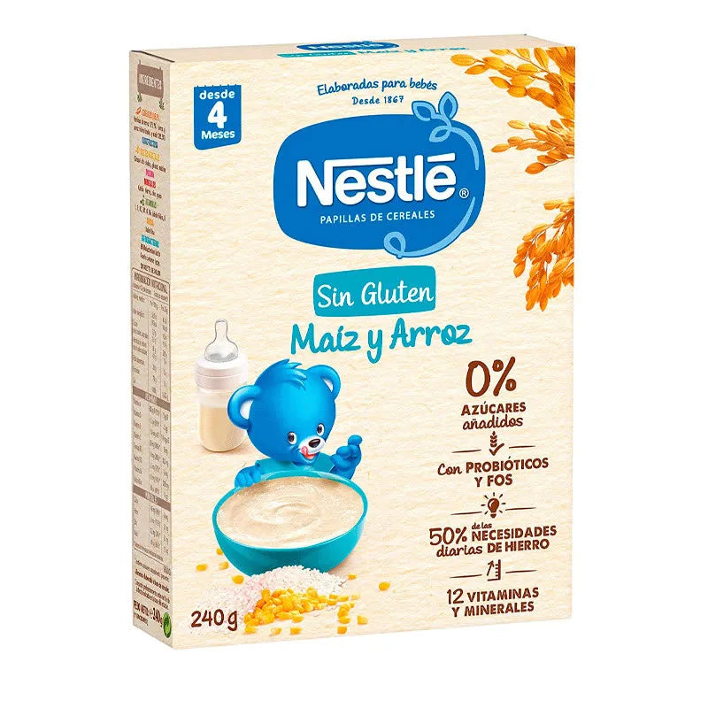 Nestlé Céréales sans gluten Maïs & Riz 240g
